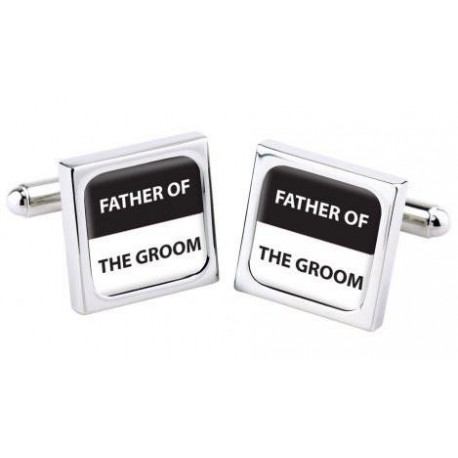 Cufflinks Bliss "FATHER OF THE GROOM"